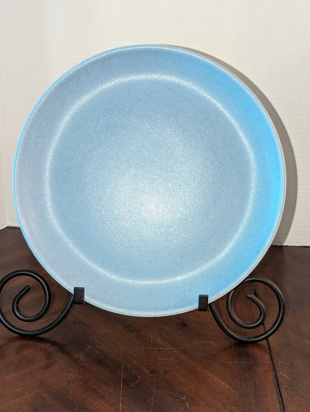 Set of 2 Rare Anthropologie Briar Dinner Plates Periwinkle Blue Stoneware New
